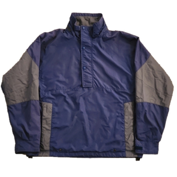 CABELA'S Gore-Tex Blue & Gray Windbreaker Jacket - Picture 1 of 11